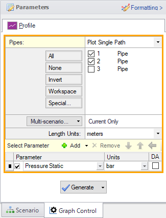 The Graph Results window.